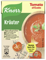 Knorr Tomato al Gusto Kräuter (Sauce) 370 g Packung